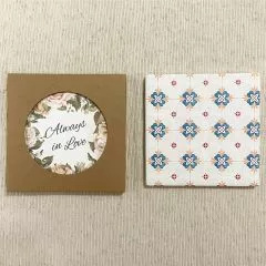 陶瓷吸水杯墊 (方形)